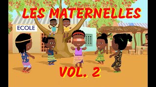 LES MATERNELLES vol2  35mn de comptines africaines avec paroles [upl. by Reeve757]