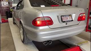 W208 CLK430 Custom exhaust [upl. by Cleti446]