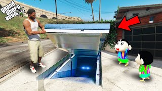 GTA 5  I Found An Ultimate SECRET Underground Bunker Under Franklin House GTA 5 Mods [upl. by Atsirk]