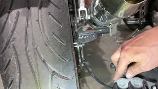 How to change the Brake Pads on your Venom x22GT 250cc [upl. by Nomyaw]