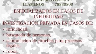 INVESTIGADOR PRIVADO LA PAZ BOLIVIA 78880808 LLAMENOS [upl. by Ttoile]