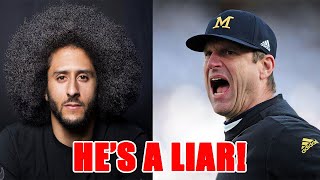 Colin Kaepernick calls Jim Harbaugh a LIAR about coaching offer [upl. by Aeriel]