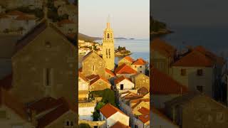 Korcula town Croatia 4k [upl. by Einnim]