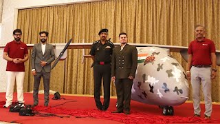 Flying Wedge Defence and Aerospace Technologies Unveils Indias First Indigenous Bomber UAV [upl. by Llertniuq]