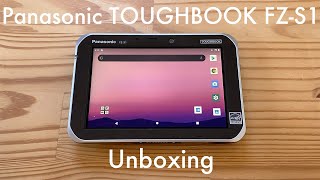 Panasonic TOUGHBOOK FZS1 unboxing a seriously rugged 7quot Android tablet [upl. by Colbert980]