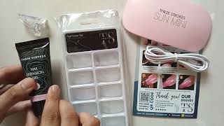 Brought this Nail extension kit from shopsy only for 400 rupees nails onlineshopping shopsy [upl. by Adnawuj]