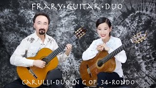 Carulli Duo in G Op 34 Rondo  Frary Guitar Duo [upl. by Nicola]