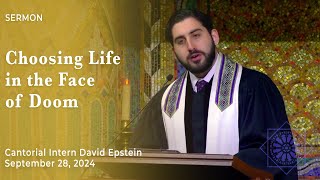 David Epstein  September 28 2024  Choosing Life in the Face of Doom [upl. by Fanchette]