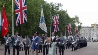 Waterloo 200 Parade Zurich City Police Band [upl. by Leynwad]