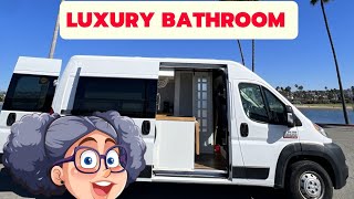 This Camper Van is Luxury with Full Bathroom [upl. by Dloniger724]