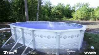 INSTALLATION PISCINE HT OVALE [upl. by Rossen]