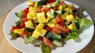 Mangosalat  Rezepte  Schnell machen und kochen [upl. by Lenahs]