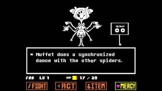 Undertale  Muffet Boss Fight [upl. by Salvay]