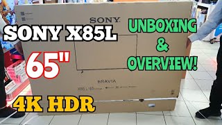 Sony X85L 65quot Full Array LED 4K UHD HDR Google TV 2023  Unboxing Overview [upl. by Zola]