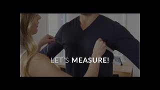 How to measure yourself for a custom suit or a shirt  Hockerty [upl. by Marden833]