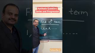 Series and Progression  Geometric Progression  Quantitative Aptitude shorts ytshorts maths [upl. by Lorilee]