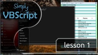 VBScript Basics Part 1  Message Box  Numbers MsgBox [upl. by Enelra]