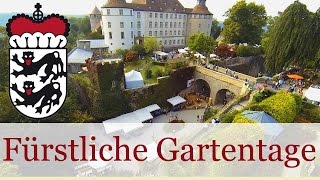 Fürstliche Gartentage auf Schloss Langenburg Baden Würtemberg  Das Event für die ganze Familie [upl. by Aelc]