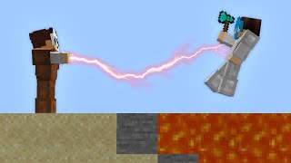 I used THE FORCE in Minecraft Speedrunner VS Hunter [upl. by Guss271]