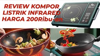 UNBOXING REVIEW amp REKOMENDASI KOMPOR LISTRIK 1200W INFRARED HAN RIVER HRDTL01 not induksi  filamen [upl. by Pfister556]