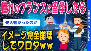 【2ch面白いスレ】憧れのフランスに留学したらイメージ完全崩壊ww【ゆっくり解説】 [upl. by Veronique]