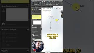 Esboço 3D no SolidWorks [upl. by Gertrudis550]