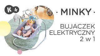 Elektryczny bujaczekleżaczek 2 w 1 MINKY Kinderkraft [upl. by Ordnassela306]