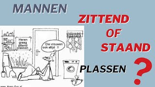 Moeten MANNEN nou ZITTEND of STAAND plassen [upl. by Pauwles]