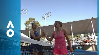 Camila Giorgi v Anna Kalinskaya match highlights 1R  Australian Open 2018 [upl. by Ragen234]