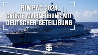 RIMPAC 2024 – Größte Marineübung mit 29 Nationen  Bundeswehr [upl. by Halsted23]