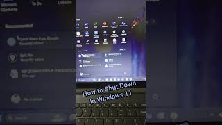 How to Shut Down Windows 11 [upl. by Yddet]