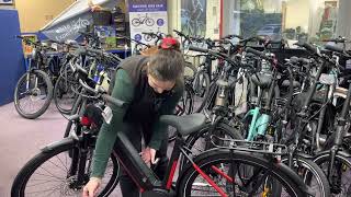 Kalkhoff Endeavour 5B Move Electric Bike boschebikesystems Intube Battery Removal [upl. by Esilanna]