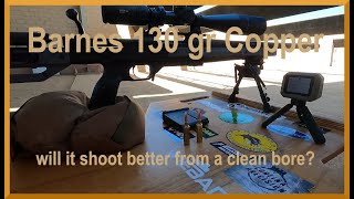 Trying the Barnes 130 gr TSX in the 65 PRC from a clean bore [upl. by Dysart]