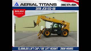 2018 JCB 51256 SN3165 jcbtelehandler jcbmachine telehandler [upl. by Lejeune617]