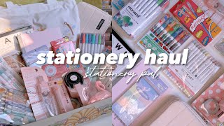 stationery haul 🩷 highlighters sticker maker art supplies amp more ft Stationery Pal [upl. by Oninotna]