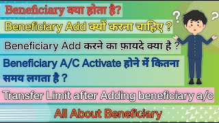 beneficiary क्या होता है  beneficiary account activation time transfer limit after adding [upl. by Okimat290]