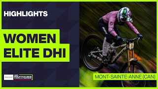 MontSainteAnne  Women Elite DHI Highlights  2024 WHOOP UCI Mountain Bike World Cup [upl. by Novert]