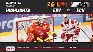 Game Highlights Spieltag 11 ESV Kaufbeuren vs EC Bad Nauheim [upl. by Aurore827]