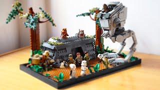 LEGO Star Wars  Battle of Endor Diorama MOC [upl. by Ck]