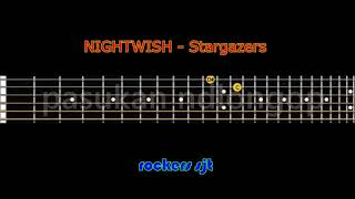 NIGHTWISH  Stargazers guitar tutorial cover [upl. by Lull2]