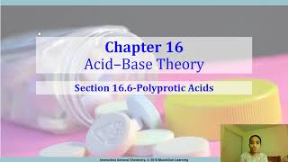 Section 166 Polyprotic Acids [upl. by Nyrroc592]