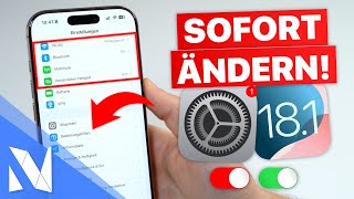 iPhone Einstellungen die du JETZT ändern solltest iOS 181  NilsHendrik Welk [upl. by Enileuqkcaj]