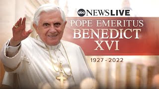 LIVE Former Pope Benedict XVI Funeral Mass Pope Emeritus services held in Vatican  ABC News [upl. by Siladnerb]