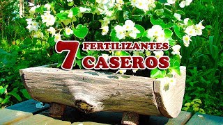 LOS 7 MEJORES FERTILIZANTES CASEROS PARA TUS MACETAS [upl. by Rana]