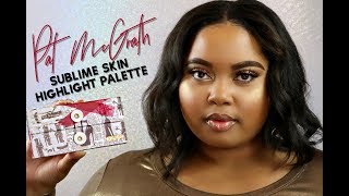 Pat Mcgrath Sublime Skin Highlighting Trio Review  Demo [upl. by Towne619]