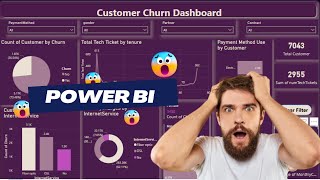 🔥Power Bi Dashboard🔥 Customer Churn Analysis🔥 [upl. by Niloc277]