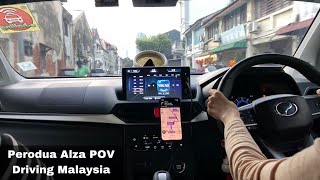 2022 Perodua Alza 2nd Generation POV Grab Drive Penang Malaysia Georgetown [upl. by Sharman155]