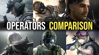 All 4 Rainbow Operators Comparison with Original Version Arknights [upl. by Assilem]