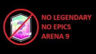 Best Arena 9 Deck Using No Legendaries or Epics  Clash Royale [upl. by Nylahs]