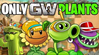 Can You Beat BIG WAVE BEACH With ONLY Garden Warfare Plants [upl. by Akina28]